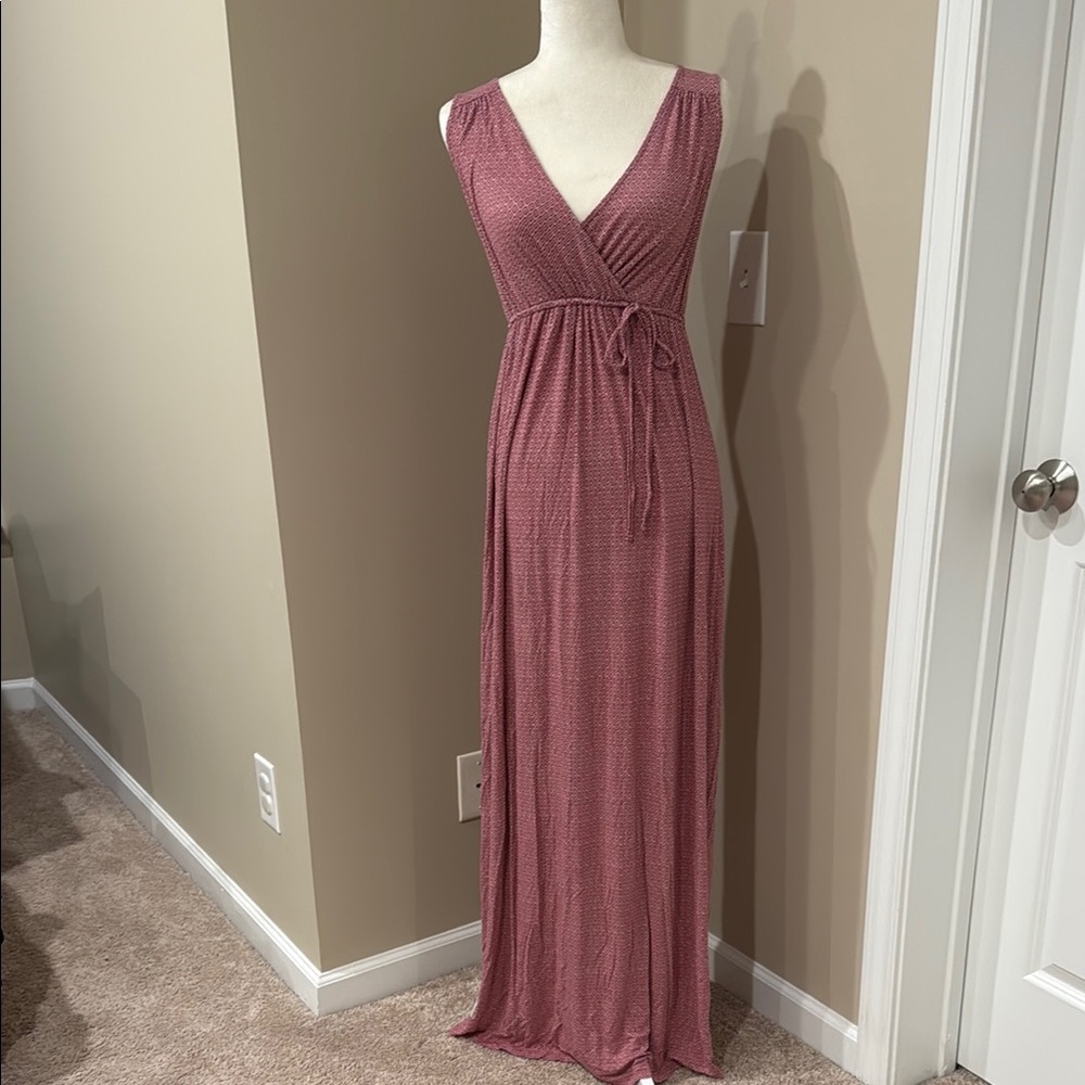 Old Navy Dusty Rose Sleeveless Maxi Dress